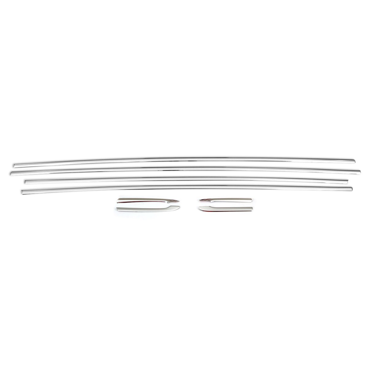 Toyota Corolla Window Trim - Omac - S.Steel - Gloss Silver - 2019-2025